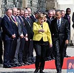 Obama Defends U.S.-EU Free Trade Agreement Amid Mass Protest in Germany